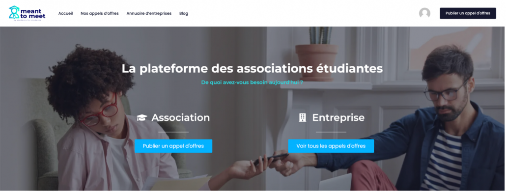 Image de la page principale de metome.fr